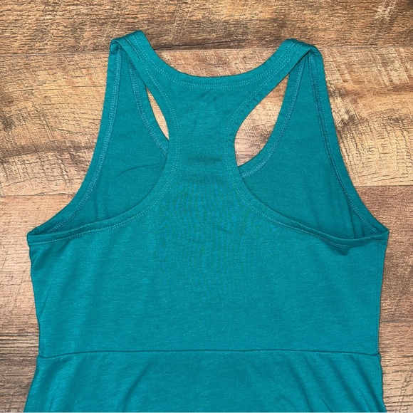 Eastern Mountain Sports Fully Lined Turquoise Sleeveless Dress with Pockets - Picture 11 of 11